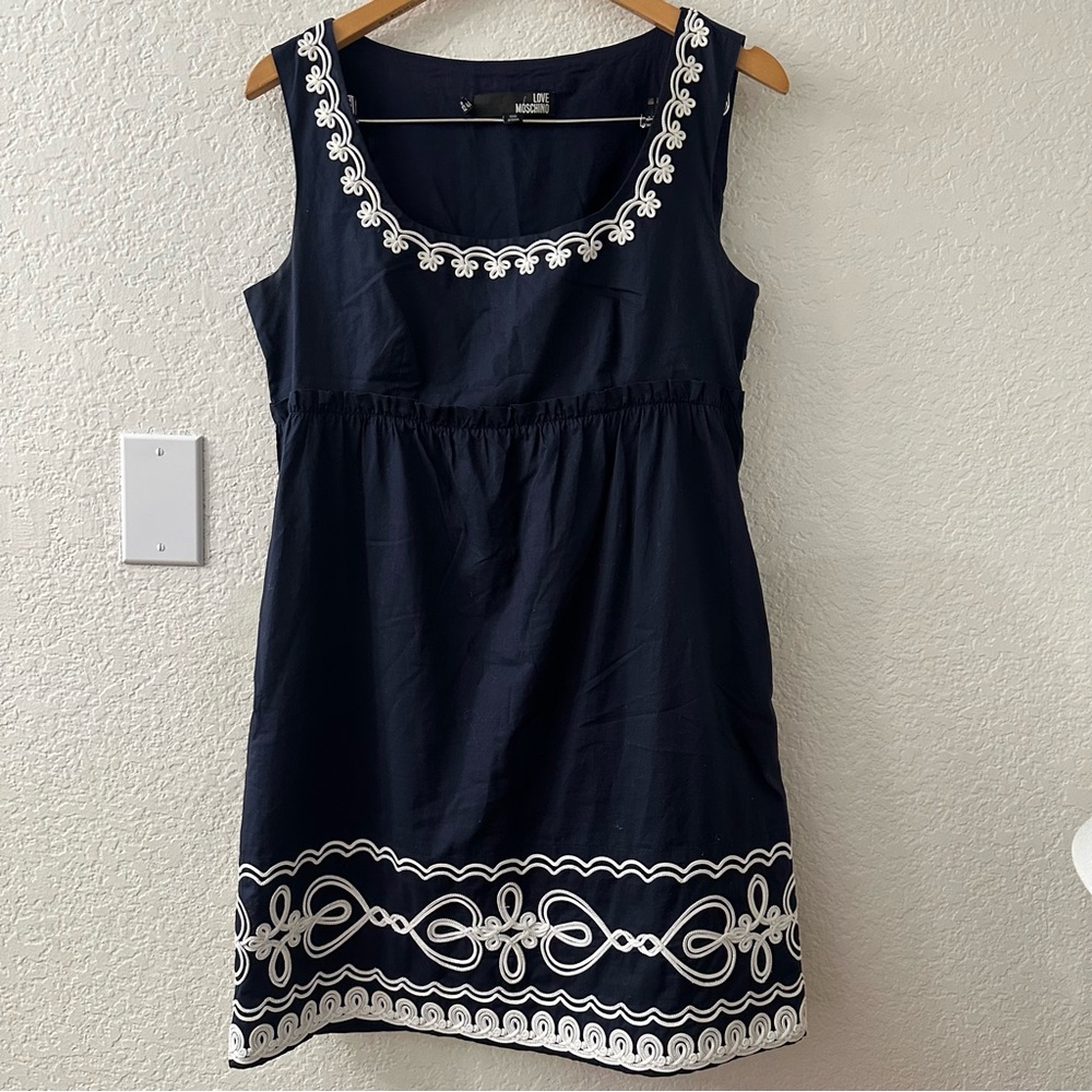 Moschino Embroidered Dress